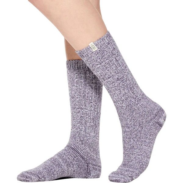 Women's Rib Knit Slouchy Crew Sock - Styles Love
