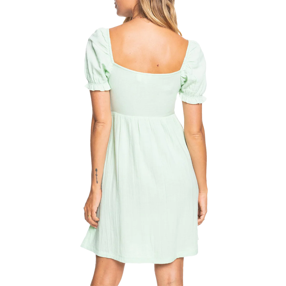 Women's Hello Mini Again Puff Sleeve Dress - Styles Love