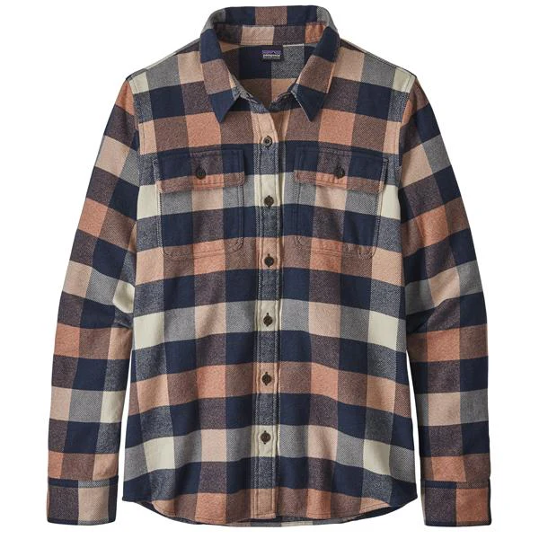 Women's Long Sleeve Fjord Flannel Shirt - Styles Love