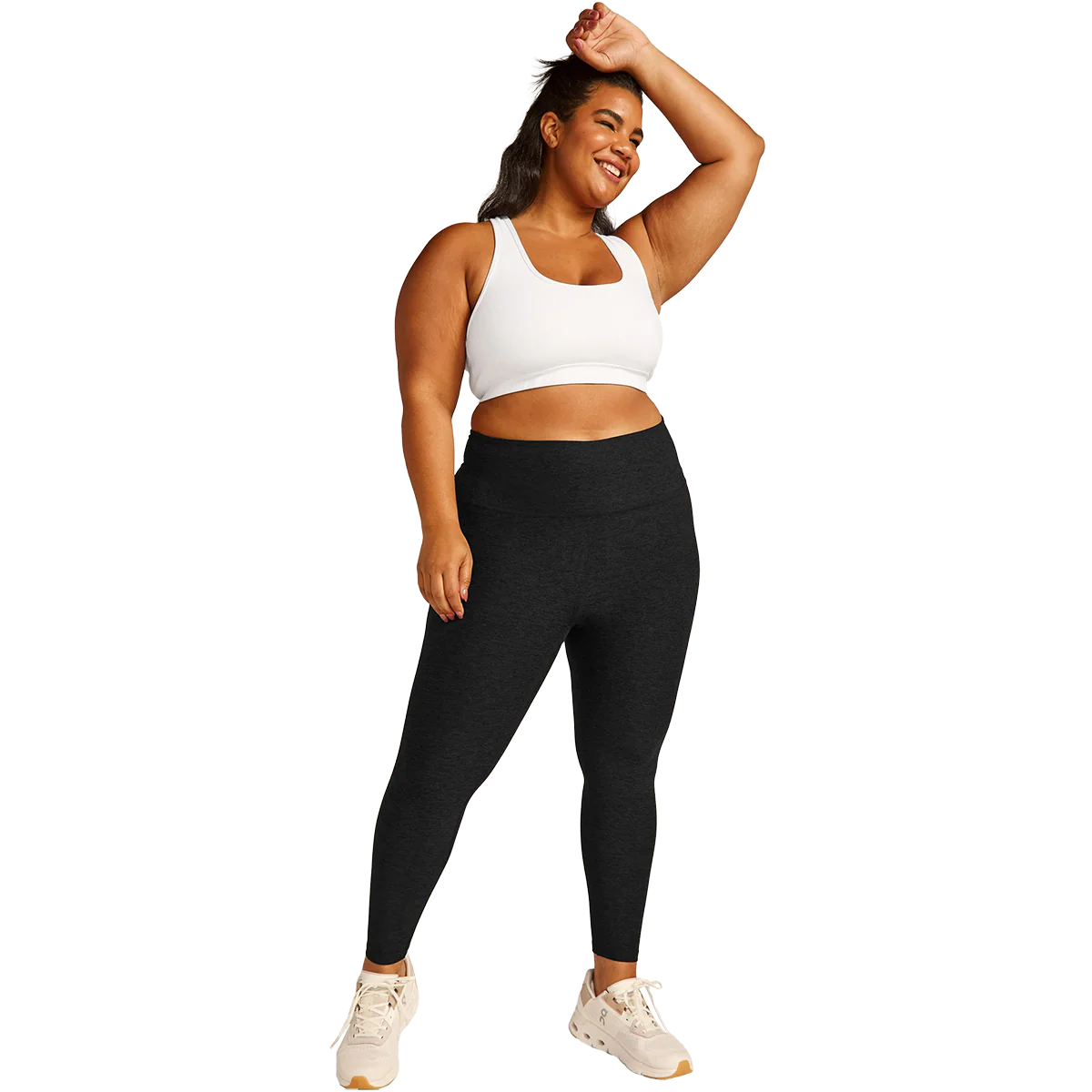 Women's Spacedye High Waisted Midi Legging - Extended - Styles Love