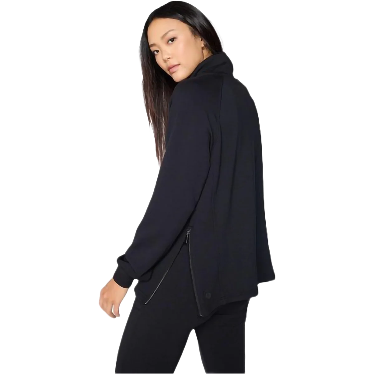 Women's Serenity Zip Mock Neck Pull Over - Styles Love