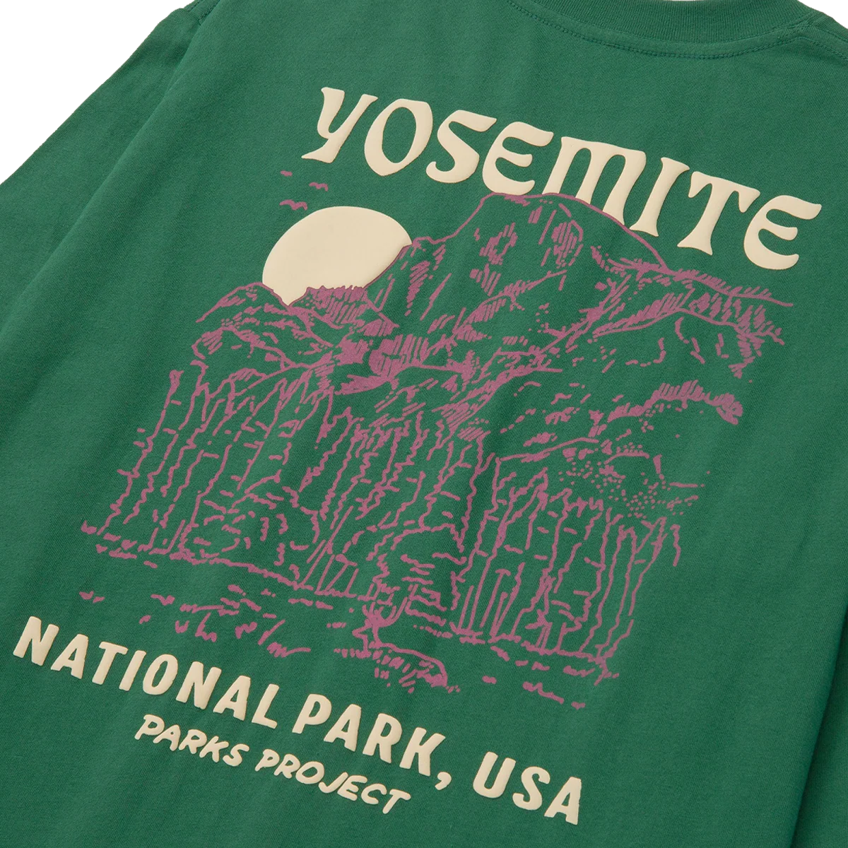 Yosemite Puff Print Long Sleeve Tee - Styles Love