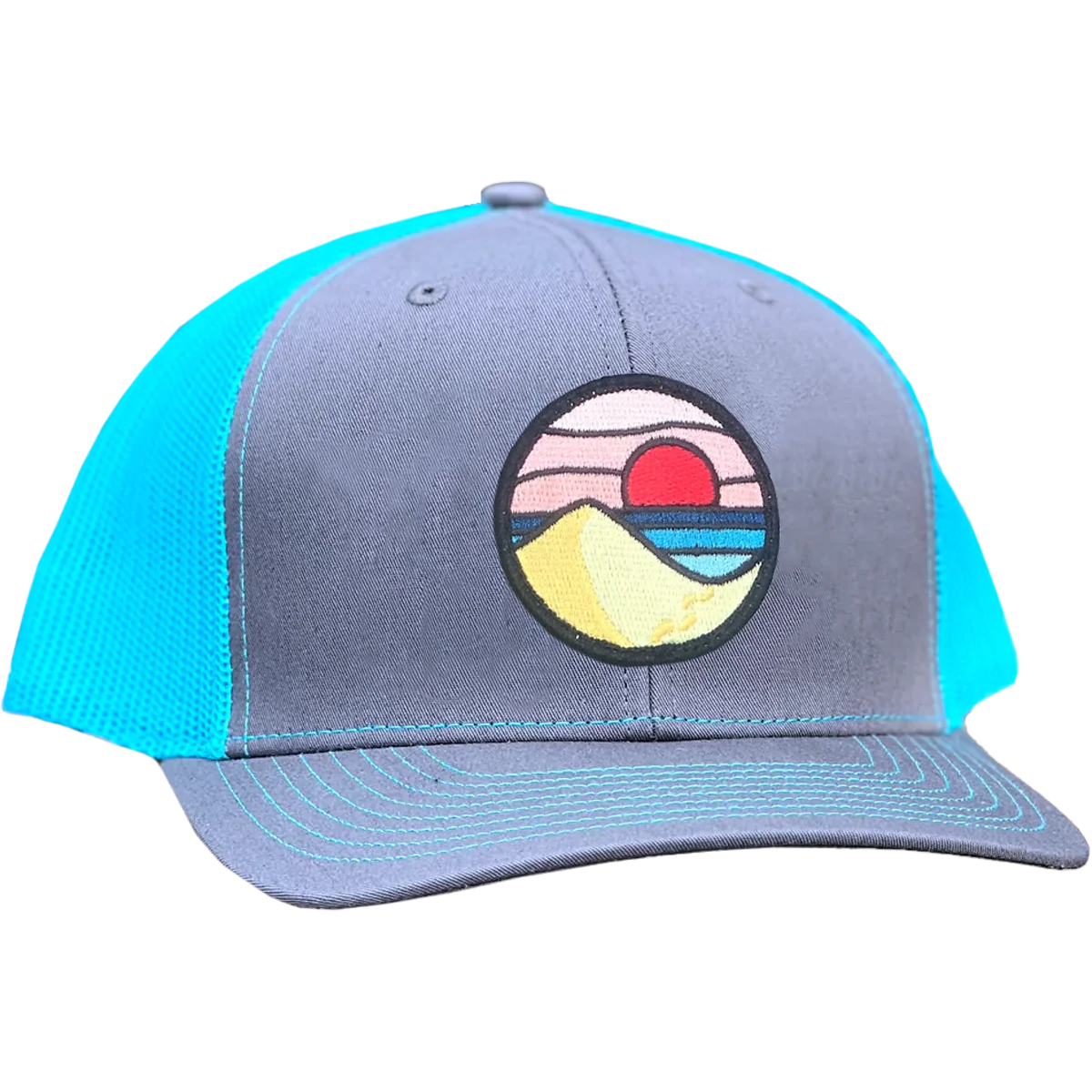 Curved Brim Trucker with Beach Day Patch - Styles Love