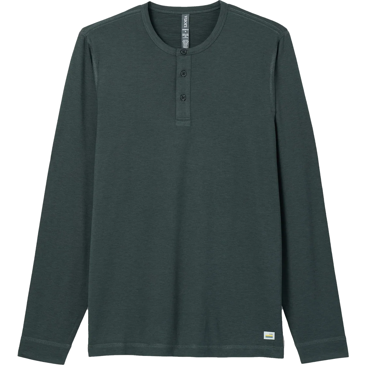 Men's Long-Sleeve Ease Performance Henley - Styles Love