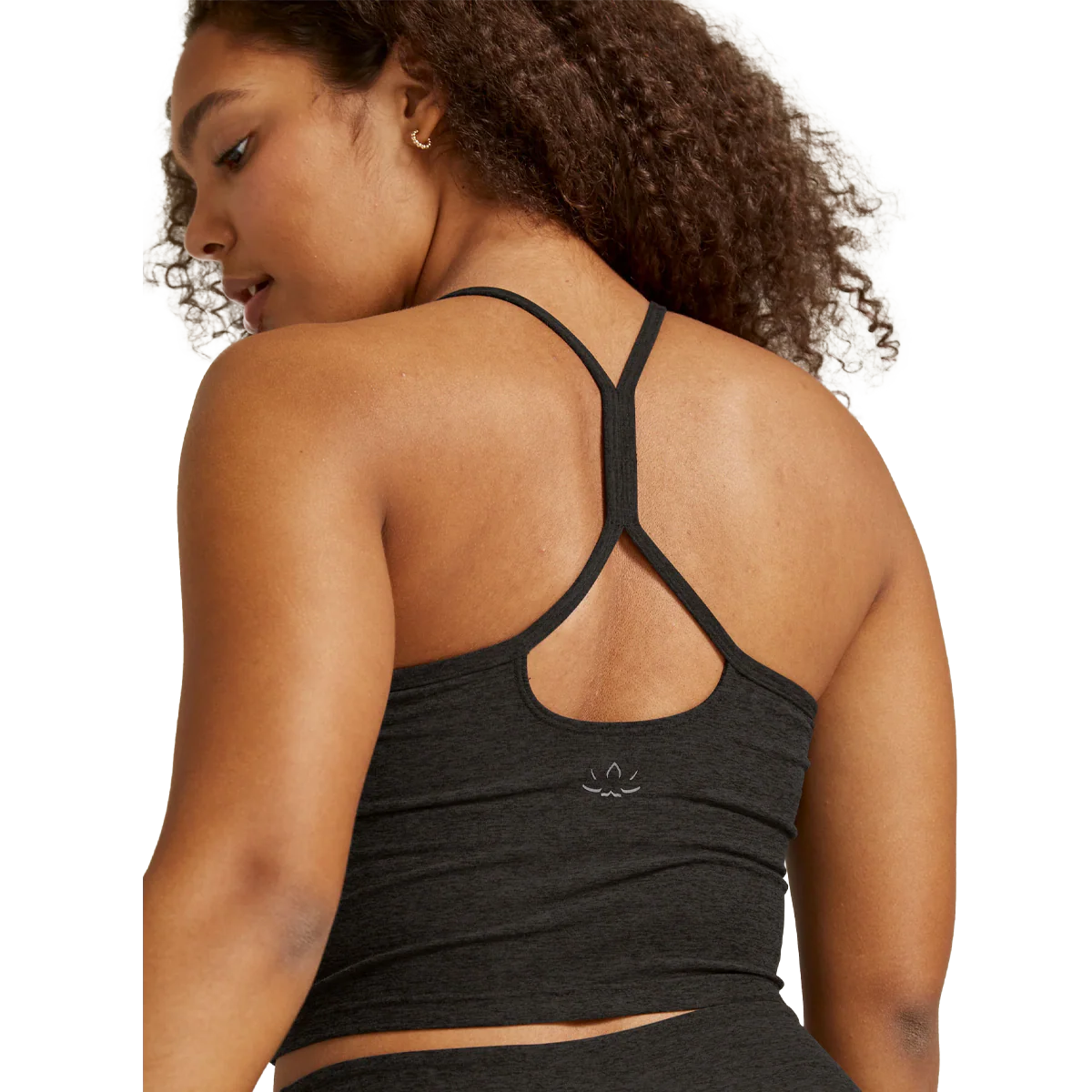 Women's Spacedye Slim Racerback Cropped Tank - Styles Love