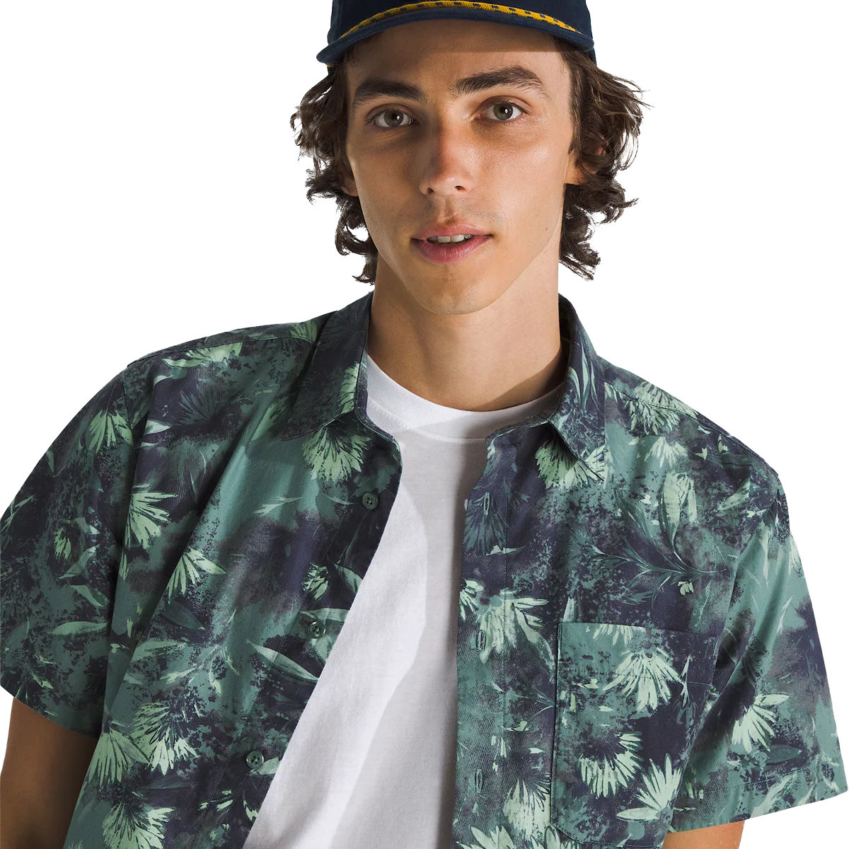 Men's Short Sleeve Baytrail Pattern Shirt - Styles Love