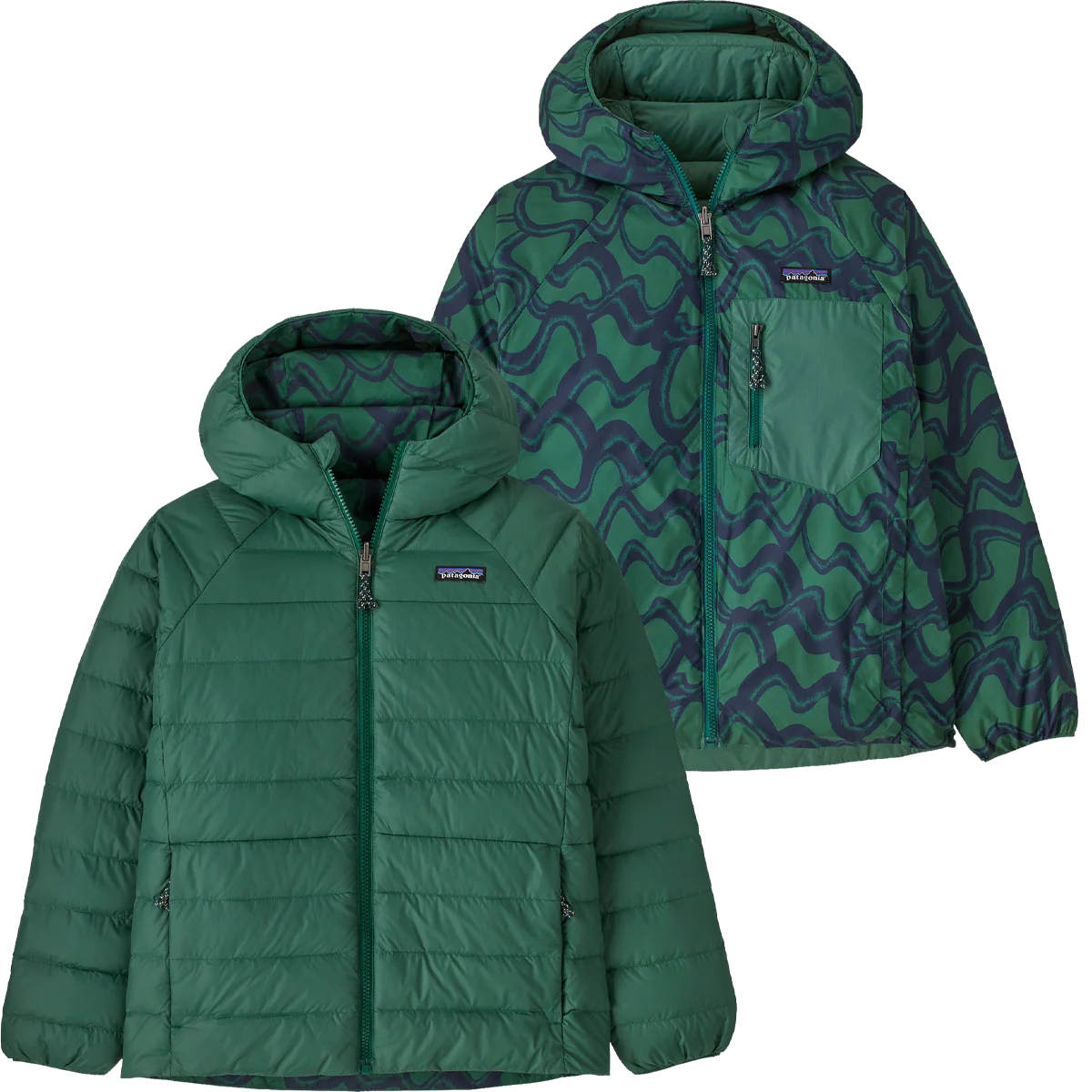 Youth Reversible Down Sweater Hoody - Styles Love