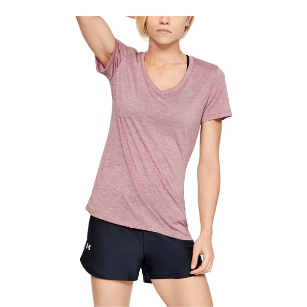 Women's Tech Twist Short Sleeve V-Neck - Styles Love