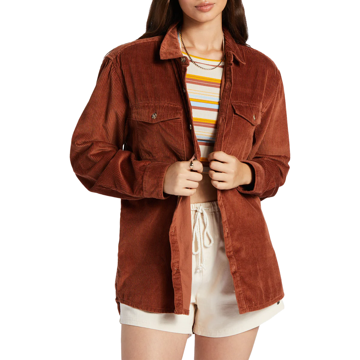 Women's Let It Go Corduroy Long Sleeve - Styles Love