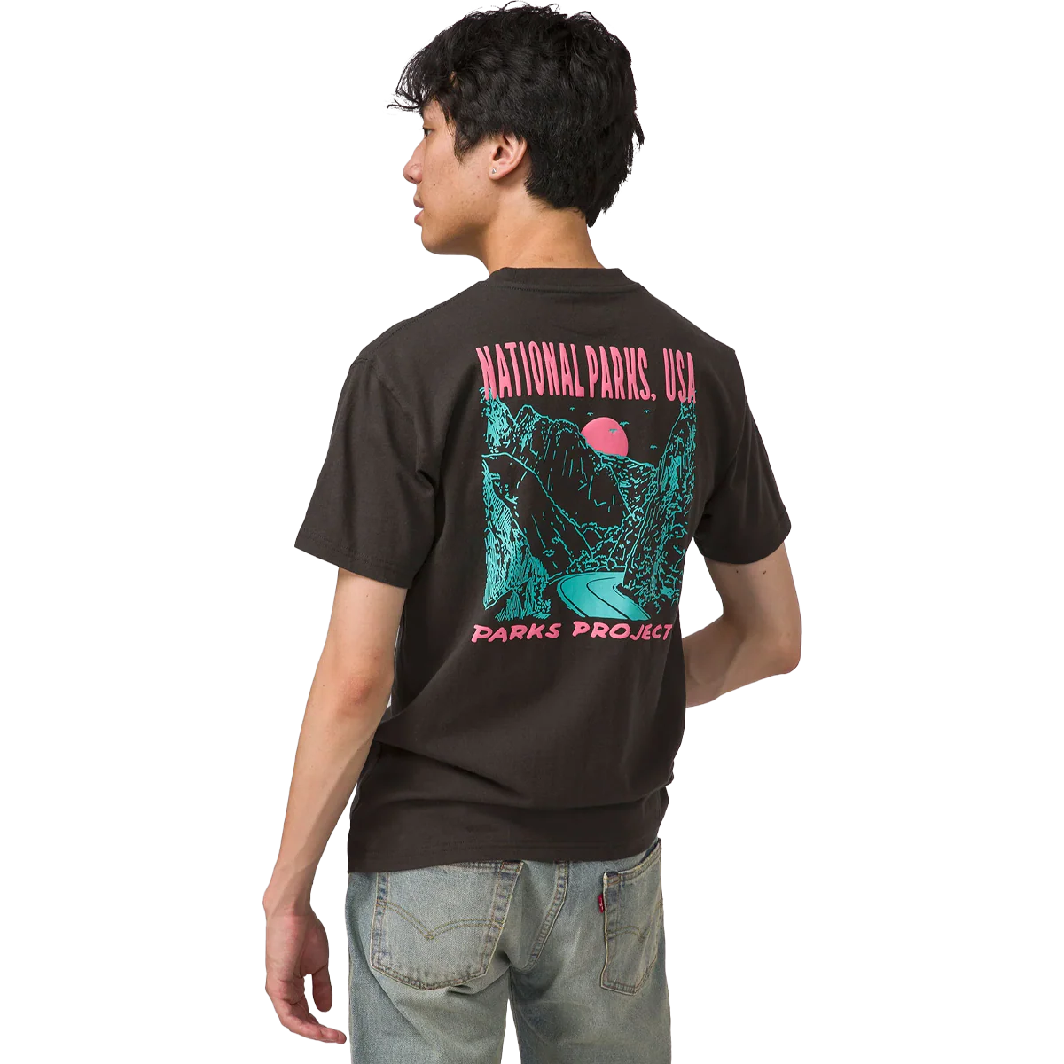 National Parks Puff Print Pocket Tee - Styles Love