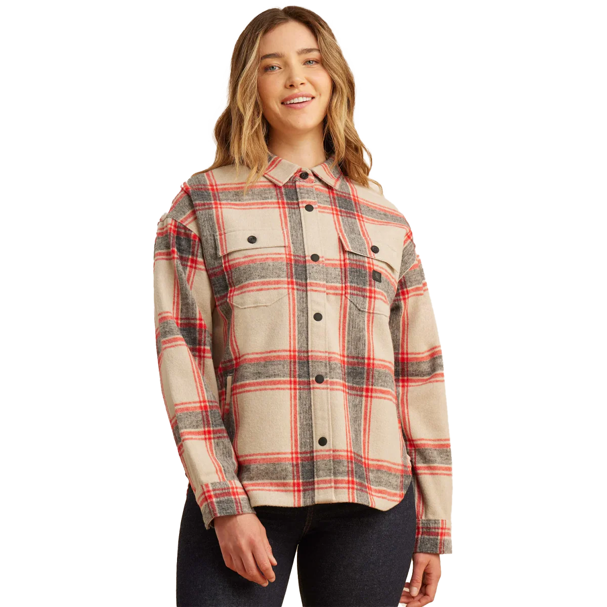 Women's Amberley Flannel Shirt Jacket - Styles Love