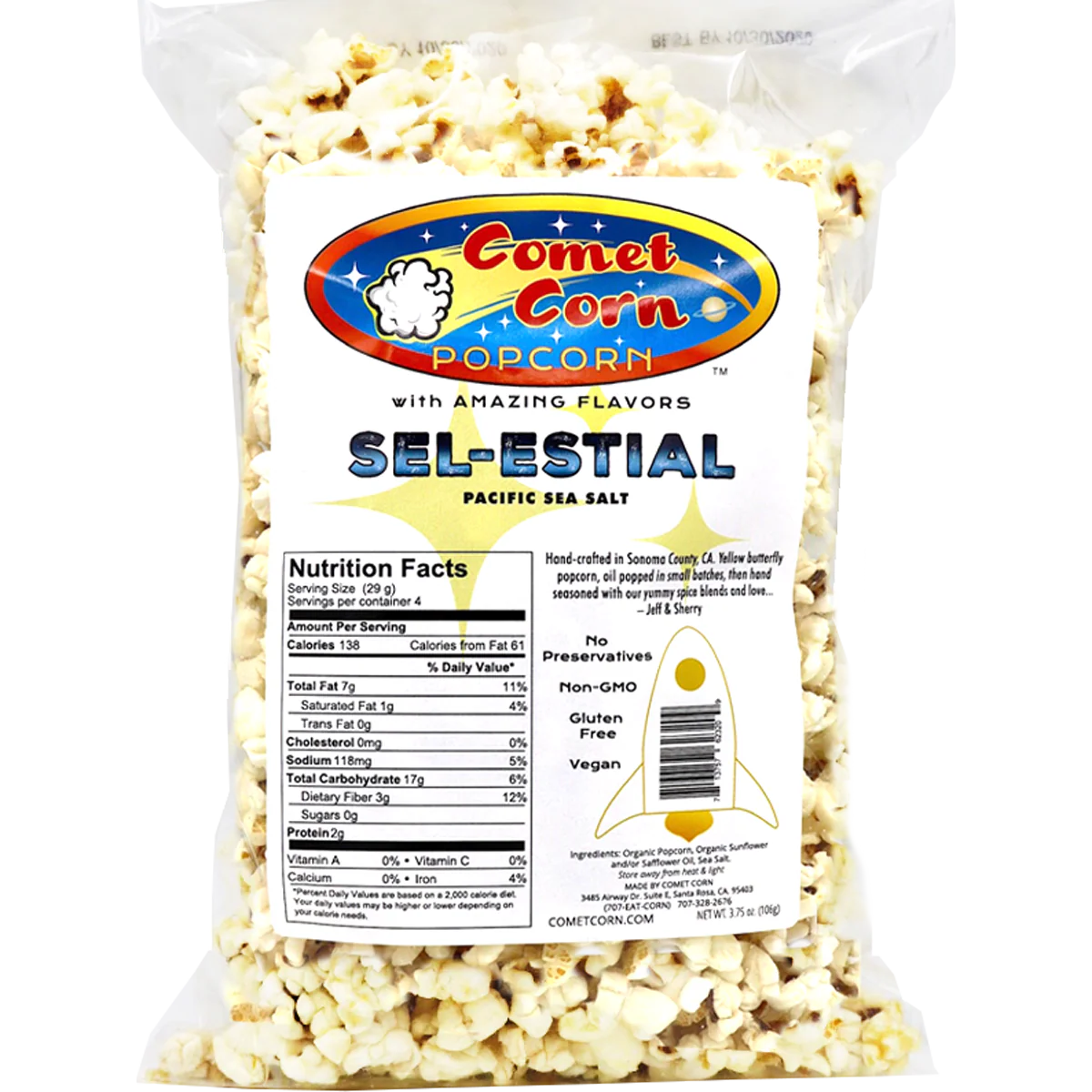 Comet Corn Popcorn 4.0 oz - Styles Love