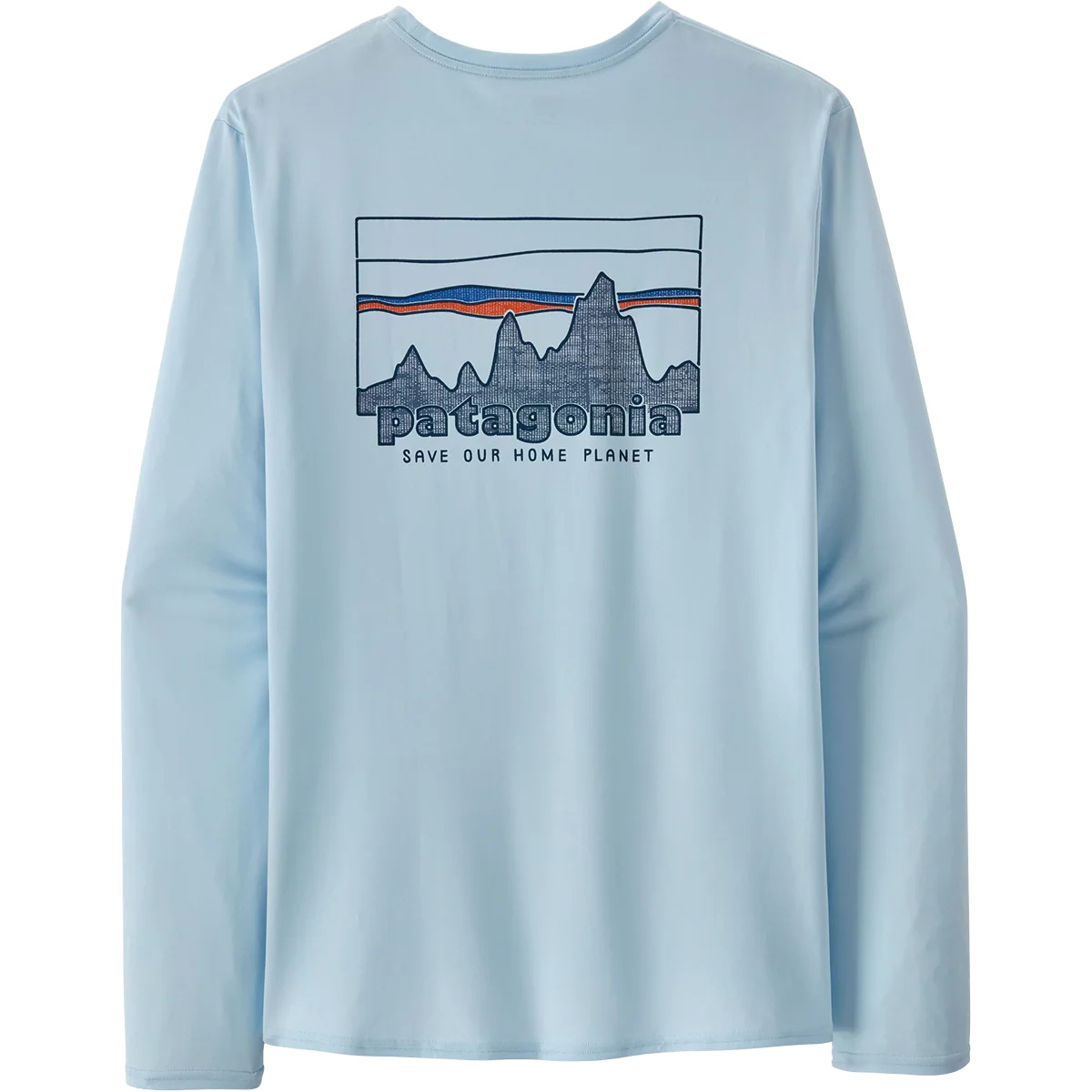 Men's Long Sleeve Capilene Cool Daily Graphic Shirt - Styles Love