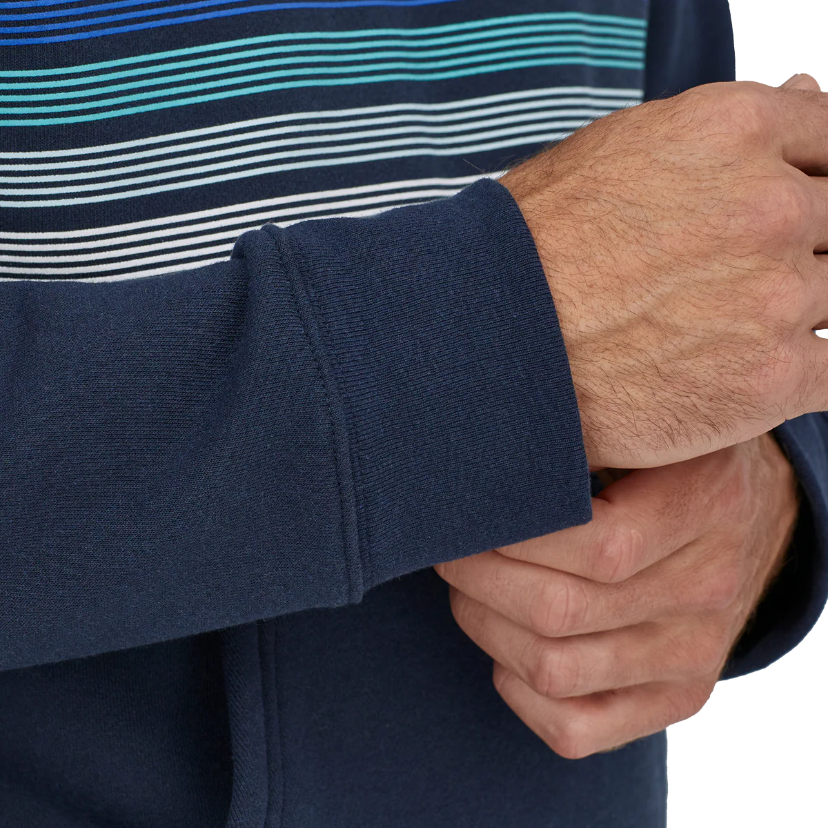 Men's Line Logo Ridge Stripe Uprisal Hoody - Styles Love