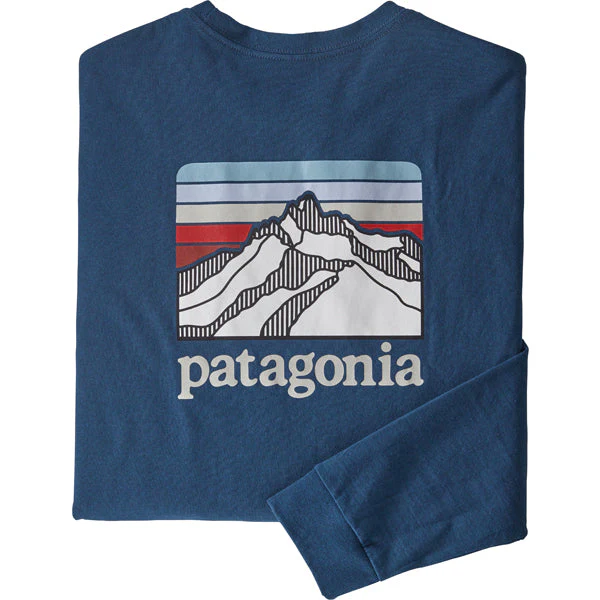 Men's Long-Sleeved Line Logo Ridge Responsibili-Tee - Styles Love