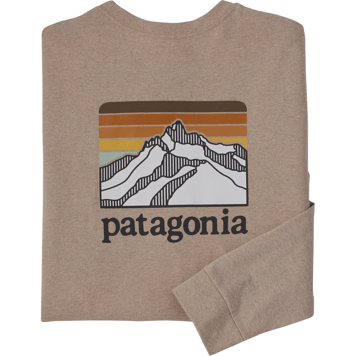 Men's Long-Sleeved Line Logo Ridge Responsibili-Tee - Styles Love