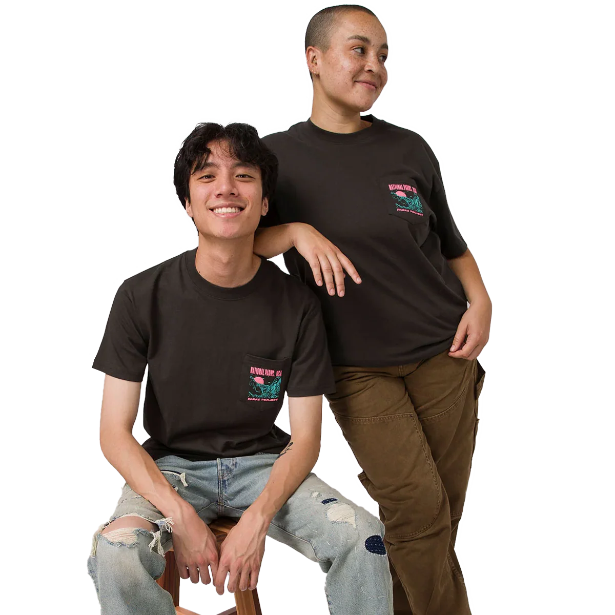 National Parks Puff Print Pocket Tee - Styles Love