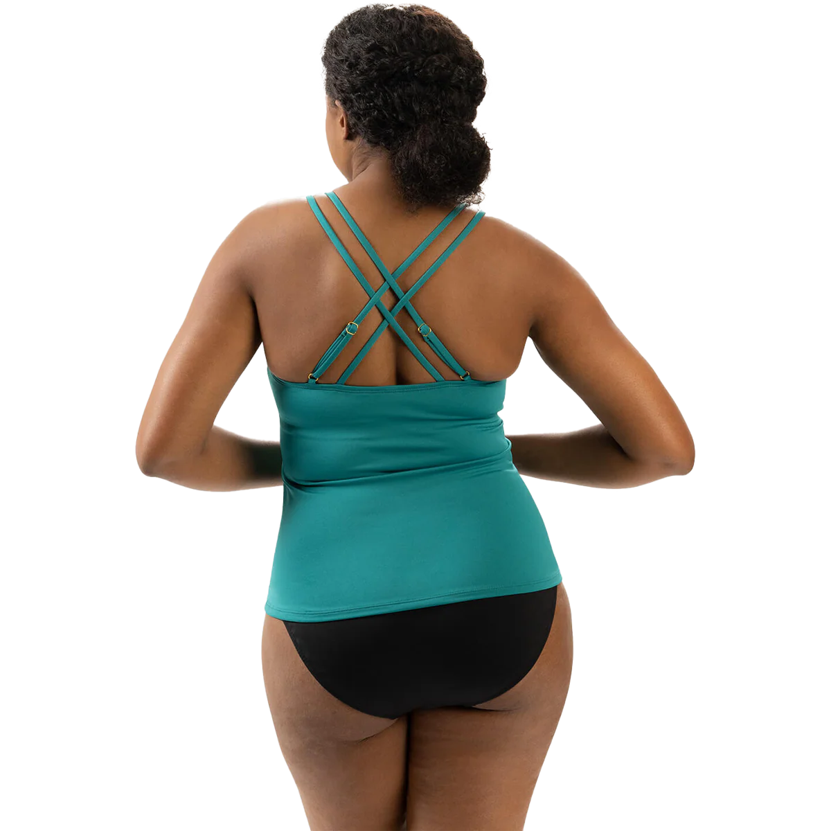 Women's Deep Scoop Neck Tankini Top - Styles Love